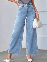 ladies loose fit denim pant